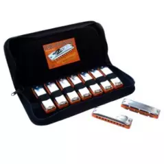 Blues harmonica set - SESSION STEEL 9 Seydel