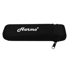 Harmonica case for 16 hole chromatic harmonica by Harmo – black zip pouch