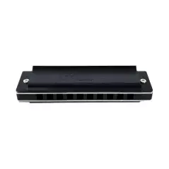 Custom Harmonica Black Aluminum - Key of C