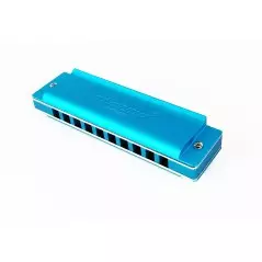 Custom Harmonica Blue Aluminum - Key of C