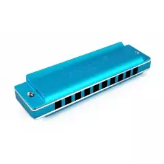 Custom Harmonica Blue Aluminum - Key of C