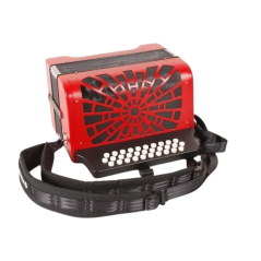 Hohner Compadre GCF Accordion red