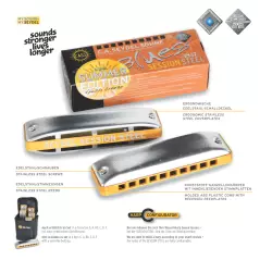 Seydel Blues Harmonica Set - SESSION STEEL SUMMER 2024 EDITION (Set of 6)